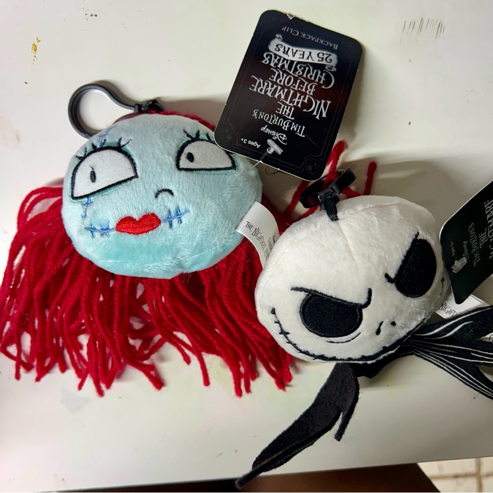 NBC plush keychain